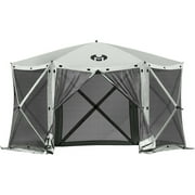 MCombo 3/5-Person Pop-Up Gazebo Tent with Carry Bag